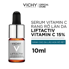 Tinh chất trắng sáng da, ngăn lão hoá Vichy Liftactiv Vitamin C 15% Corrector 10ml