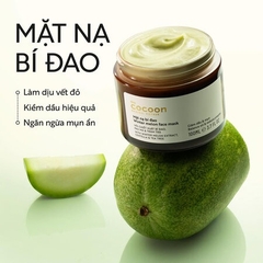 Mặt nạ bí đao Cocoon Winter Melon Face Mask giảm dầu, mụn 30ml