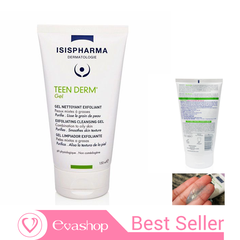 Gel rửa mặt dạng hạt giảm nhờn và ngăn ngừa mụn Teen Derm Gel Isis pharma 150ml
