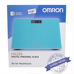 Cân điện tử Omron HN 289 màu xanh