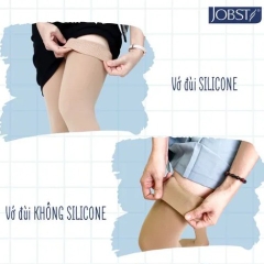 Vớ đùi JOBST RELIEF Màu da, hở ngón, không silicone - Hỗ trợ điều trị suy giãn tĩnh mạch