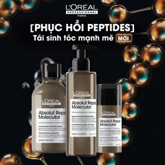 Dầu gội L'Oréal Professionnel phục hồi Peptides cho tóc hư tổn Absolut Repair Molecular Shampoo