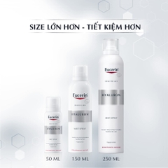 Xịt dưỡng ẩm, ngăn lão hoá Eucerin Hyaluron Mist spray 250ml