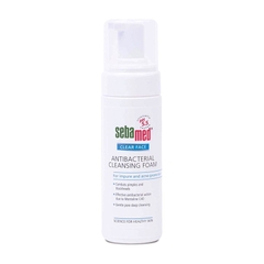 Sữa rửa mặt ngăn ngừa mụn, kháng khuẩn pH 5.5 - Clear Face Antibacterial Cleansing Foam 150ml - Sebamed