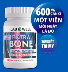 Viên uống phòng ngừa và điều trị loãng xương Lab Well Extra Bone 60 viên