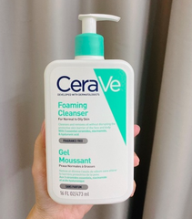 Rửa mặt cho da dầu, hỗn hợp Cerave Foaming Cleanser