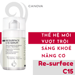 Tinh chất trắng da, ngăn lão hoá Canova Resuface C15 Serum 30ml