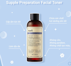 Nước Hoa Hồng Klairs Supple Preparation Facial Toner 180ml