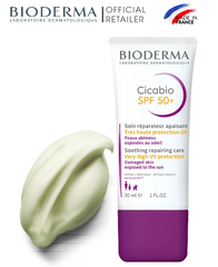 Kem chống nắng phục hồi, làm dịu da hư tổn Cicabio Creme SPF50 Bioderma 30ml