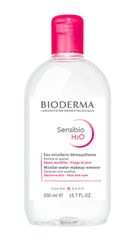 Nước rửa mặt, tẩy trang dành cho da nhạy cảm Bioderma Sensibio H20 500ml