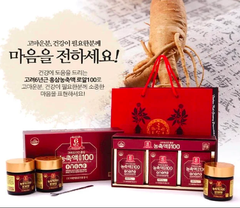 Cao Hồng sâm Royal nguyên chất 6 năm cao cấp Hàn Quốc (Hộp 3 lọ x 100g)