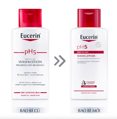 Sữa tắm dạng gel cho da nhạy cảm Eucerin pH5 Washlotion 200ml