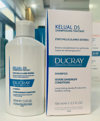 Dầu gội giảm ngứa, trị gàu nặng Ducray Kelual DS Shampoo 100ml