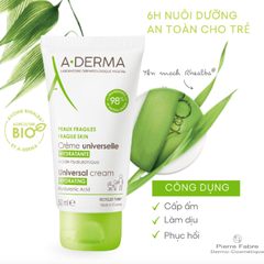 Kem dưỡng ẩm hàng ngày cho da nhạy cảm A-Derma Hydrating Universal Cream 50ml