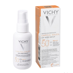 Sữa chống nắng ngăn lão hoá Vichy Capital Soleil UV-Age Daily Water Fluid SPF50 50ml