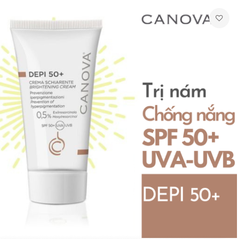 Kem mờ nám, sáng da ban ngày Canova DEPI 50+  Brightening Cream 50ml