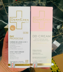 Chống nắng ngăn lão hoá, sáng da cho da dầu DermEden Day Protocole Oil Skin SPF50 50ml