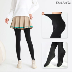 Quần tất giữ ấm cho Golf mùa thu, đông (màu đen) - Dellego Black Warm Soft Golf Stocking 230D