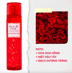 Xịt thơm toàn thân Bath & Body Works You're The One Body Mist 236ml