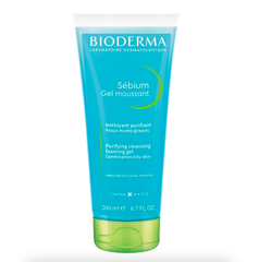 Gel rửa mặt tạo bọt cho da dầu & hỗn hợp 200ml - Sebium Gel Moussant Bioderma
