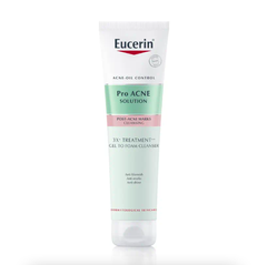 Gel rửa mặt giảm mụn cho da dầu mụn Eucerin 3X Treatment Gel To Foam Cleanser 200ml