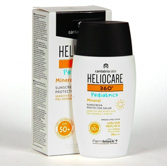 Kem chống nắng phổ rộng an toàn cho da bé Heliocare 360 Pediatrics Mineral SPF50 50ml