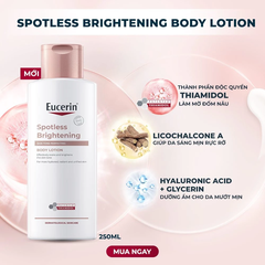 Sữa dưỡng thể giúp sáng, mịn da Eucerin Spotless Brightening Body Lotion 250ml