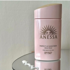 Sữa chống nắng Anessa cho da nhạy cảm và trẻ em Perfect UV Sunscreen Mild Milk 60ml