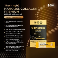 Thạch Nghệ Collagen Nano 365 Curcumin Stick Premium (30 Gói x 25g)