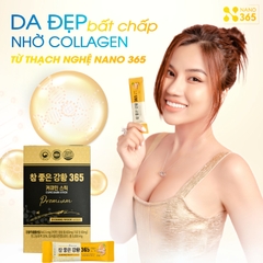 Thạch Nghệ Collagen Nano 365 Curcumin Stick Premium (30 Gói x 25g)