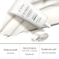 Kem chống nắng vật lý d'Alba cho da nhạy cảm Waterfull Mild Suncream SPF50+ PA++++ 50ml (50ml)