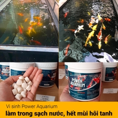 Power Aquarium - Vi sinh làm trong sạch nước, hết mùi hôi tanh cho hồ cá cảnh, cá Koi