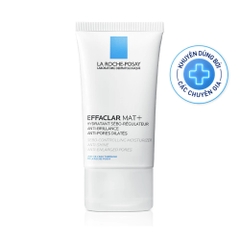Kem dưỡng cho da dầu giúp kiềm dầu và cải thiện lỗ chân lông La Roche Posay Effaclar Mat+ 40ml