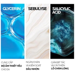 Kem dưỡng cho da dầu giúp kiềm dầu và cải thiện lỗ chân lông La Roche Posay Effaclar Mat+ 40ml