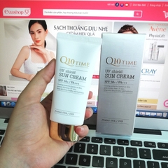 Kem chống nắng dưỡng sáng mịn da Q10 Time UV Shield Sun Cream 50ml