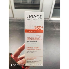 Kem Chống Nắng Màng Lọc Khoáng Uriage Bariésun SPF50+ Crème Minerale 100ml