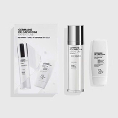 Bộ kem dưỡng và chống nắng tái tạo trẻ hóa da ngày đêm Germaine De Capuccini Expert Lab Retinight