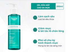 Gel Rửa Mặt Cho Da Nhờn Mụn Eucerin Dermopure Clinical Purifying Cleanser