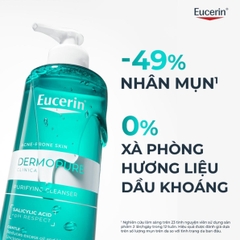 Gel Rửa Mặt Cho Da Nhờn Mụn Eucerin Dermopure Clinical Purifying Cleanser