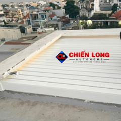 Mái Nhôm Xếp Lật Che Giếng Trời Sảnh 3m x 5m
