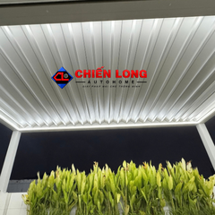 Mái nhôm Ziczac tự động chống nước ở sân thượng tại công trình Quận 12