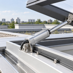 Mái Che Giếng Trời Polycarbonate Tự Động – Khung Nhôm Chống Dột