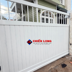 Cửa trượt tự động không ray cho biệt thự