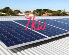 Báo giá mới 2021 điện năng lượng mặt trời áp mái 7kw thi công trọn gói