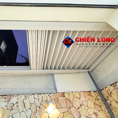 Mái nhôm Ziczac tự động giếng trời chống nước tại công trình Quận 12