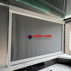 Rèm ZIP tự động che nắng ban công, nhà chòi