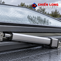 Motor Cửa Sổ Giếng Trời Tự Động Hành Trình 40cm