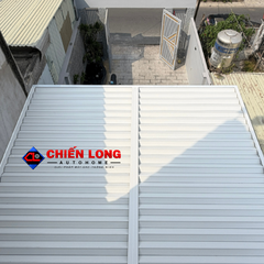 Mái Nhôm Ziczac Tự Động Che Nhà Xe Biệt Thự 5m x 6m
