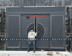 Mẫu Cổng Sắt 4 Cánh CNC Hiện Đại | Đẹp – Bền – Xu Hướng Mới 2026