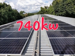 Báo giá hệ thống điện mặt trời 740kw